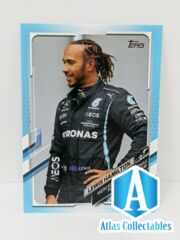 Lewis Hamilton 2021 Topps Formula 1 Racing F1 Driver #40 Aqua /199